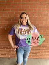 Load image into Gallery viewer, Custom Softball Bleached Tshirt