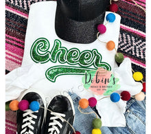 Load image into Gallery viewer, Green Cheer Sequin Patch Sweatshirt

