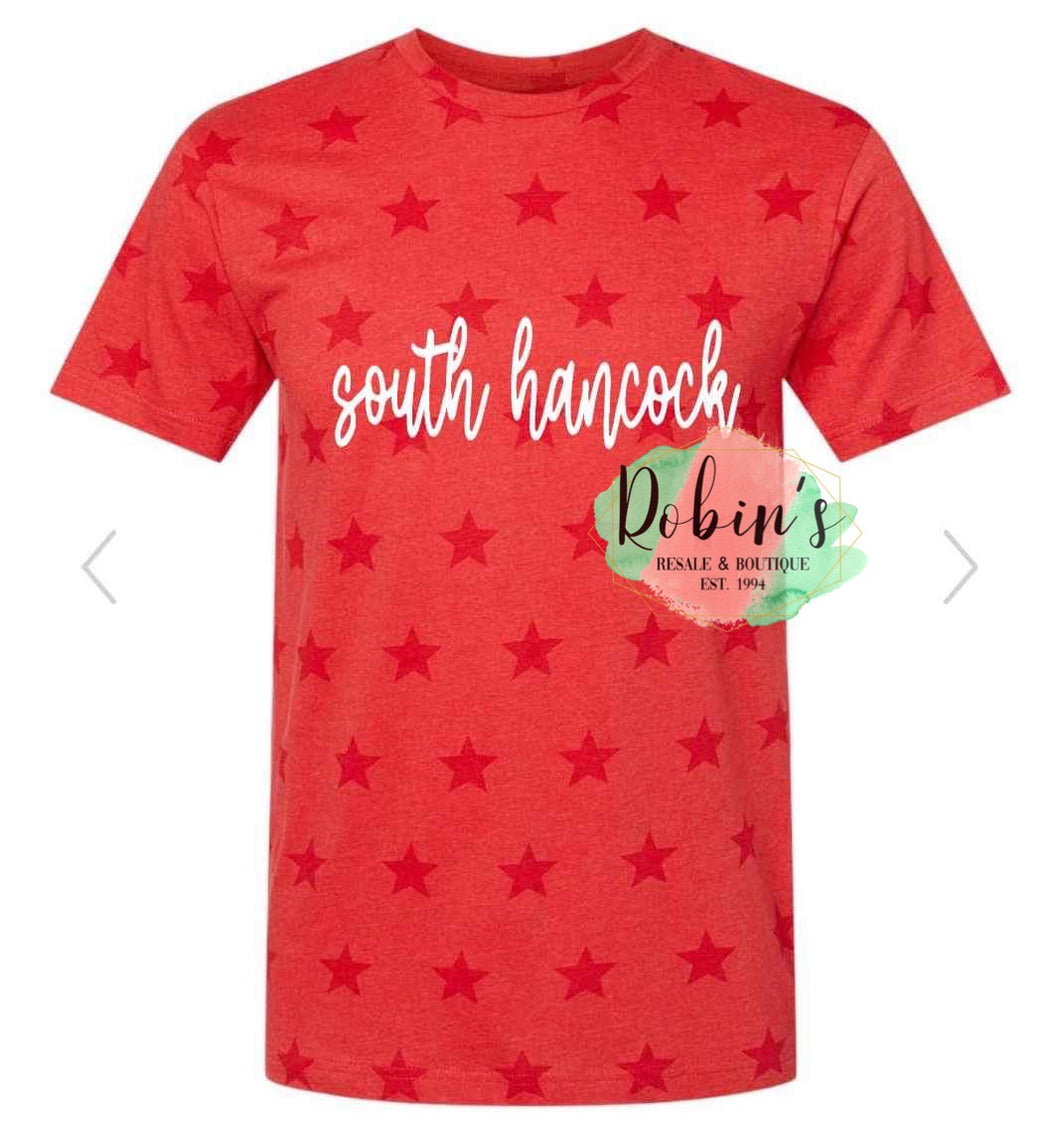 South Hancock Stars Preorder Tee