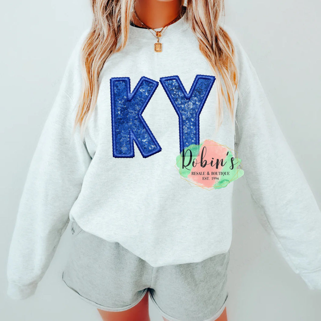 Faux Sequin KY Tee,Sweatshirt or Hoodie Preorder