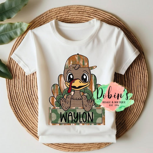 Custom Boys Turkey Name Preorder