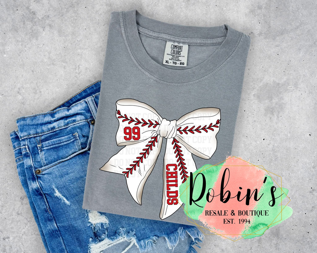 Custom Baseball Comfort Colors Tee Preorder