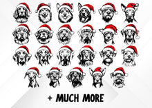 Load image into Gallery viewer, Dog Santa Hat Sweatshirt
