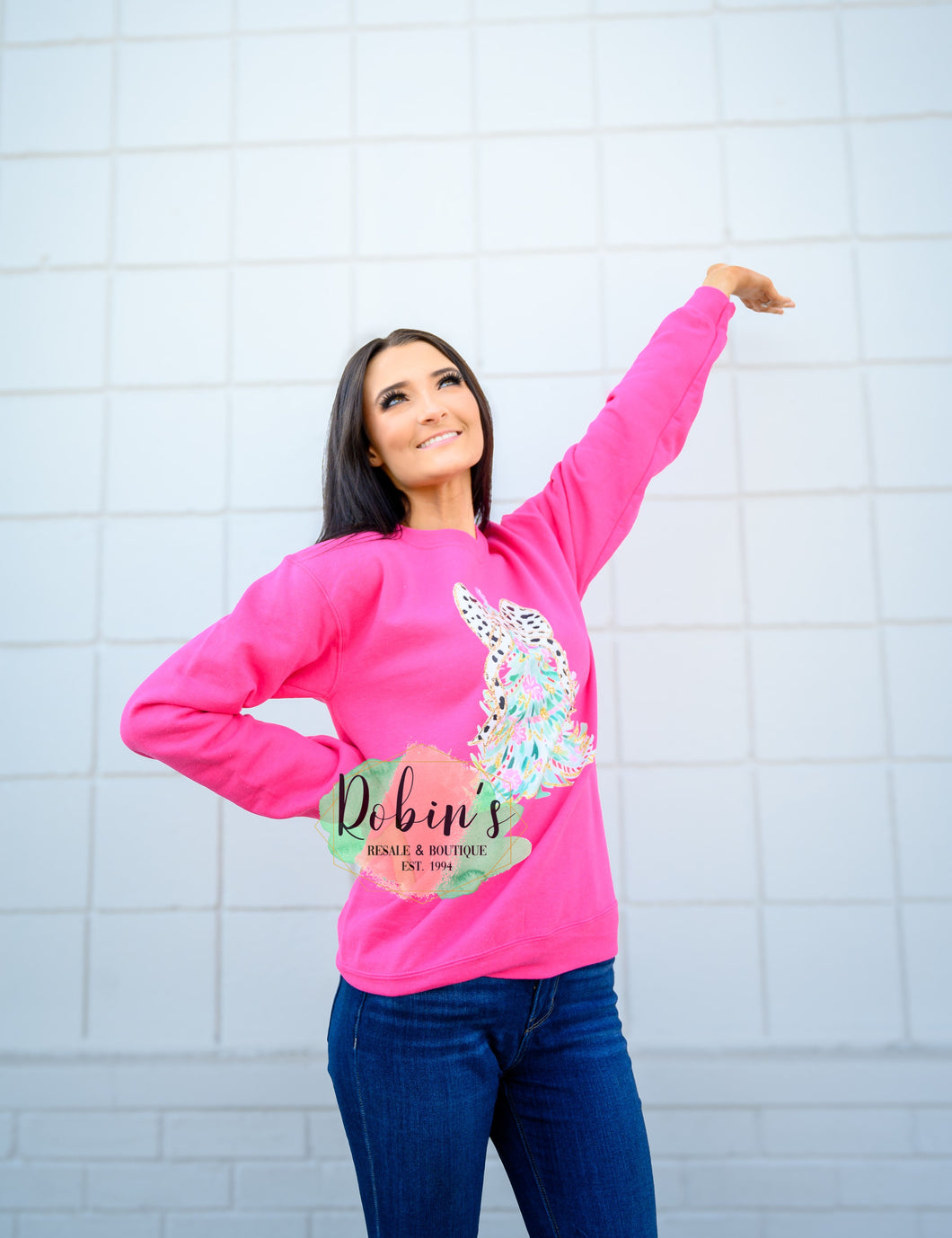 Watercolor Christmas Tree Sweatshirt