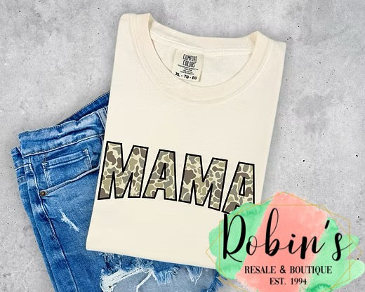 Comfort Colors Mama Camo Tee Preorder