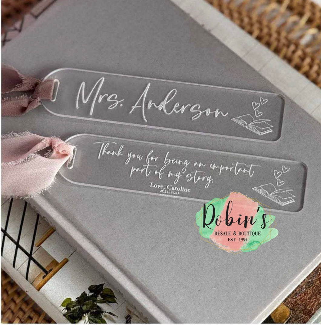 Custom Bookmark Preorder