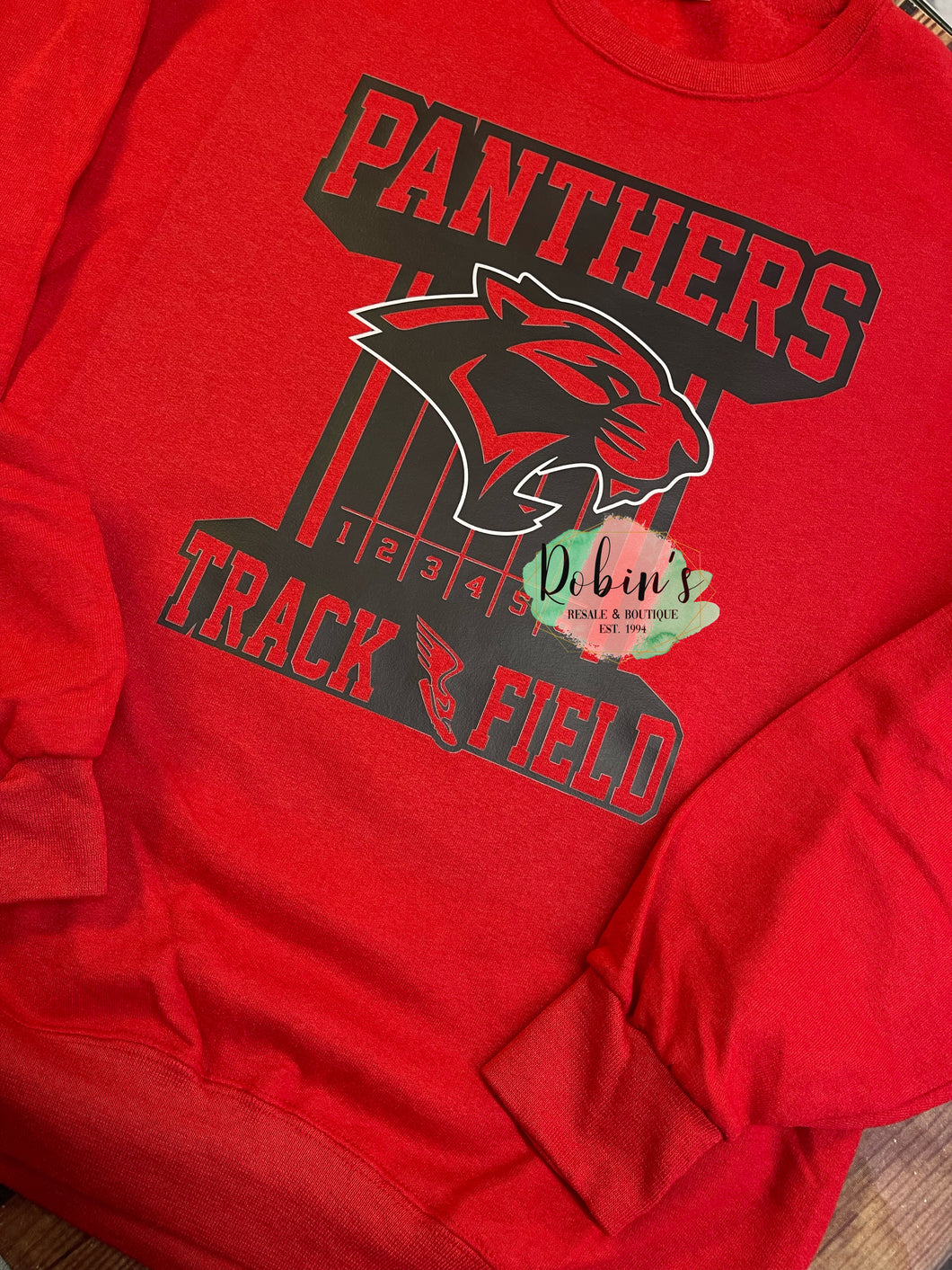 Panthers Track & Field Tee, Sweatshirt or Hoodie Preorder