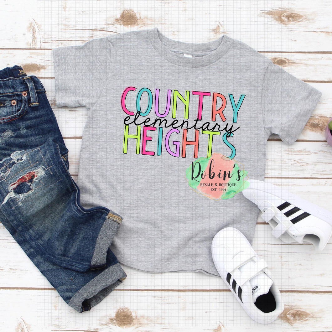 Country Heights Elementary Tee,Sweatshirt or Hoodie Preorder