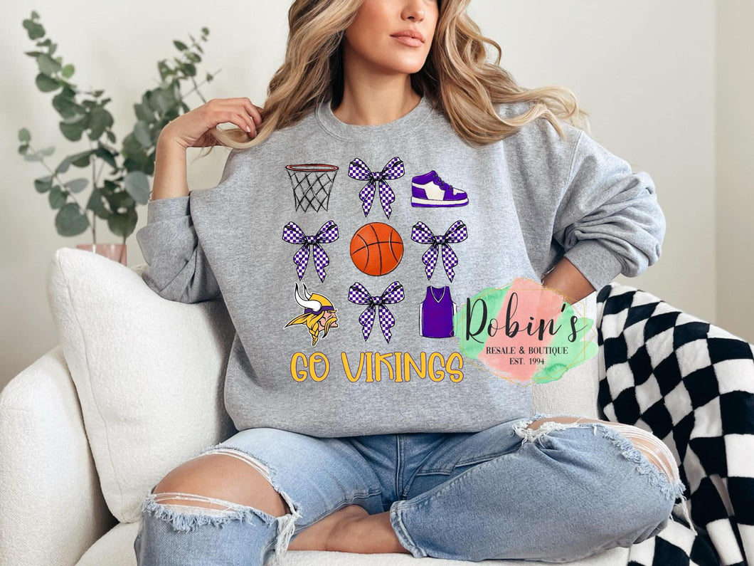 College View Vikings Basketball Tee,Sweatshirt or Hoodie Preorder