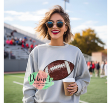 Load image into Gallery viewer, Football Sequin Patch Sweatshirt Preorder
