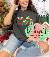 Load image into Gallery viewer, Custom Comfort Colors Christmas Name Tee
