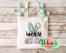 Load image into Gallery viewer, Custom Easter Bunny Tote Bag Preorder
