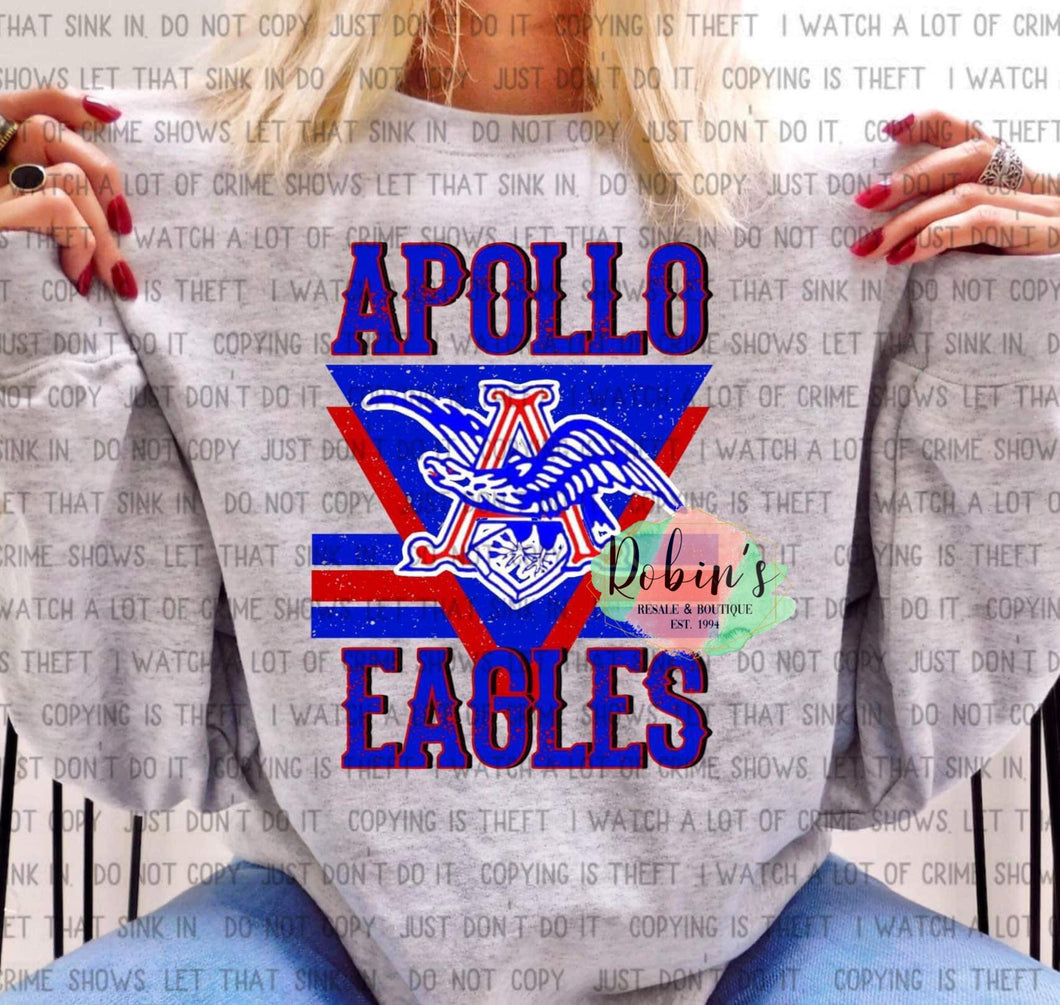 Apollo Eagles Tee,Sweatshirt or Hoodie Preorder