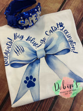 Load image into Gallery viewer, Go Big Blue Wildcats Bow Tee
