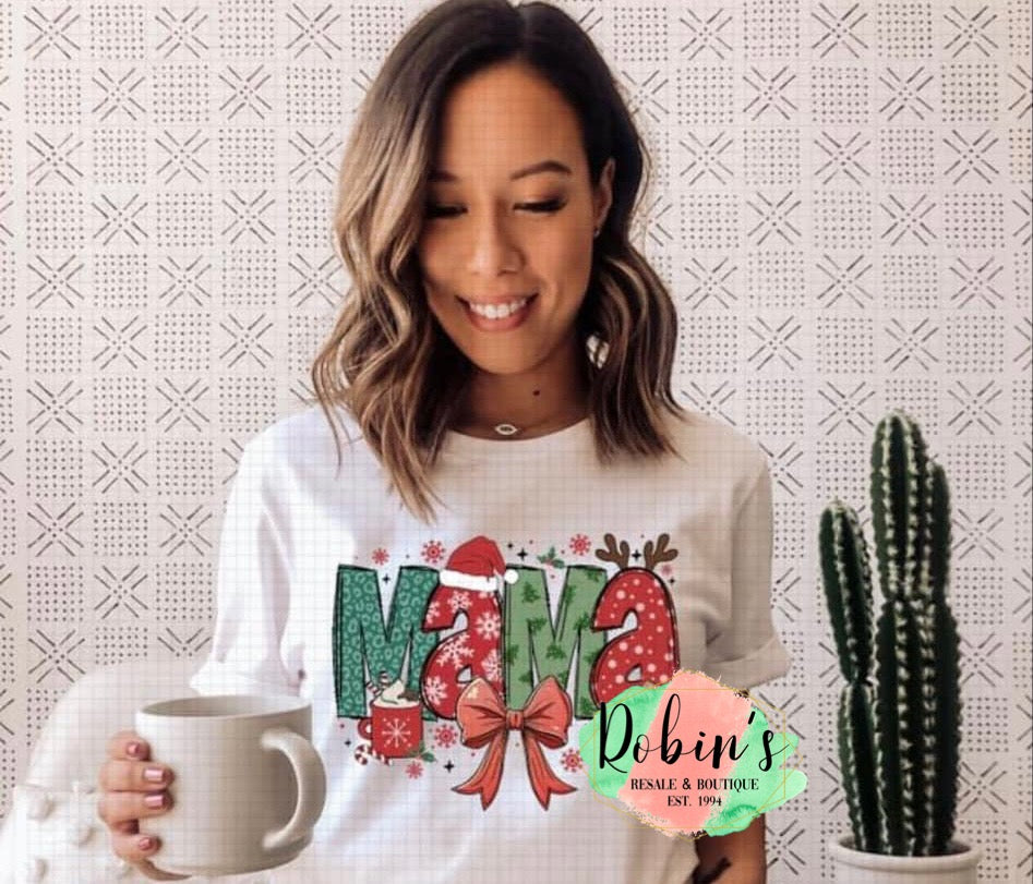 Christmas Mama Tee or Sweatshirt