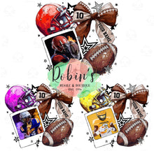Load image into Gallery viewer, Custom Football with Photo Tee or Sweatshirt Preorder
