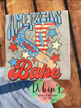 Load image into Gallery viewer, American Babe Tee
