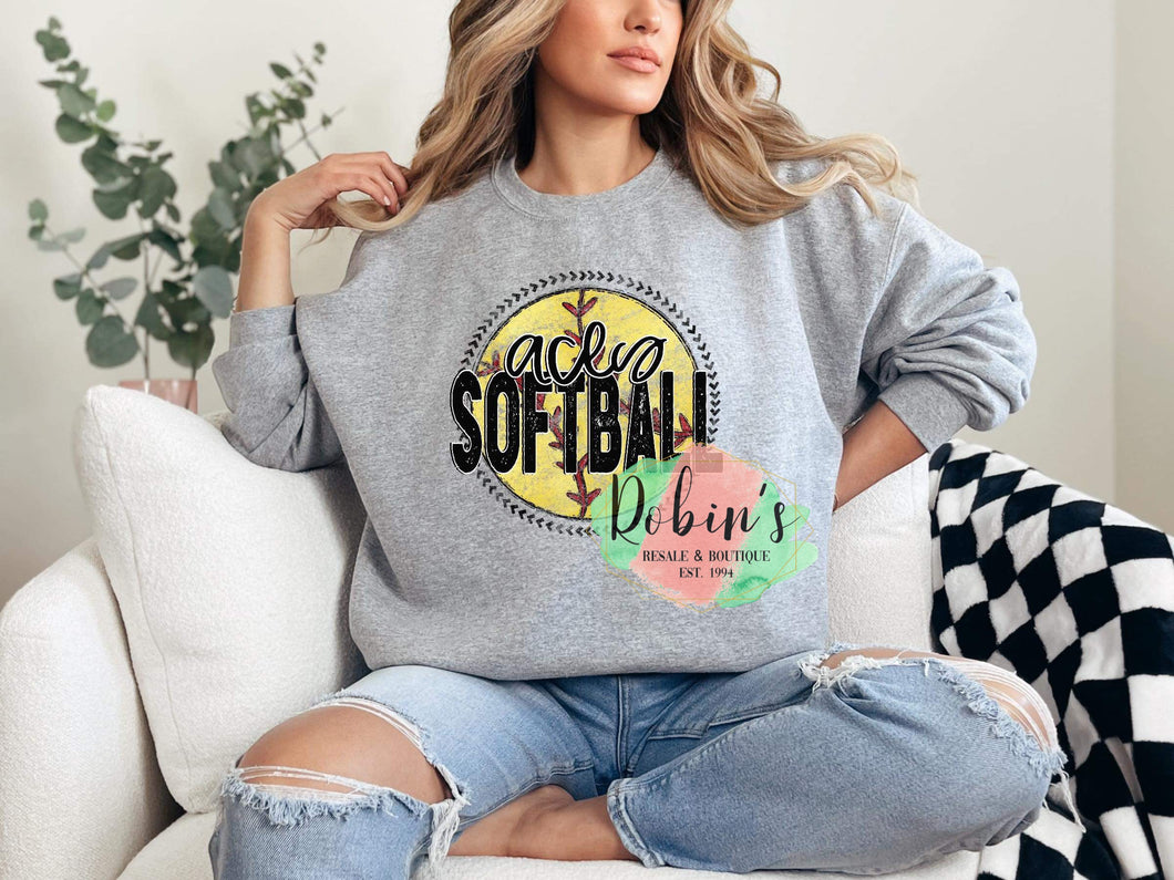 Aces Softball Tee or Sweatshirt Preorder