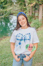 Load image into Gallery viewer, Go Big Blue Wildcats Bow Tee
