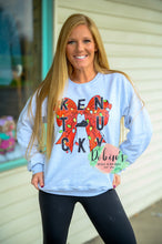 Load image into Gallery viewer, Kentucky Christmas Lights Bow Sweatshirt Preorder
