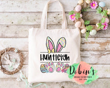 Load image into Gallery viewer, Custom Easter Bunny Tote Bag Preorder
