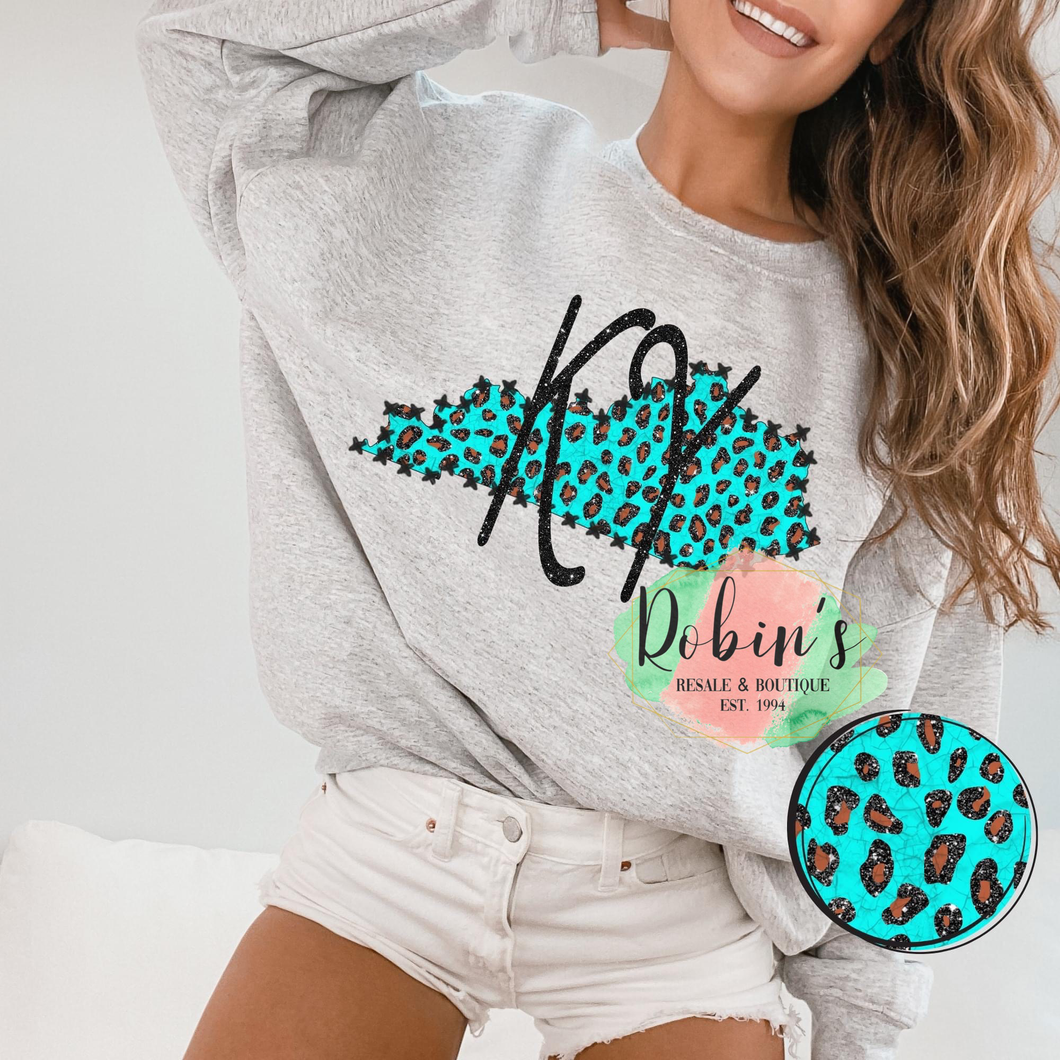 Turquoise Kentucky Sweatshirt Preorder