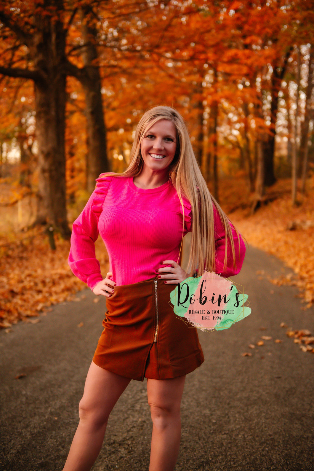 Barbie Pink Ruffle Sweater