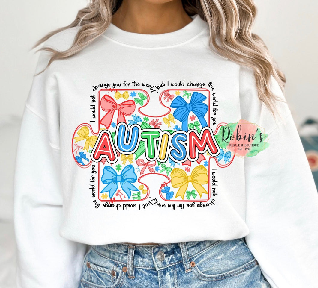 I would not change you for the world….Autism Preorder