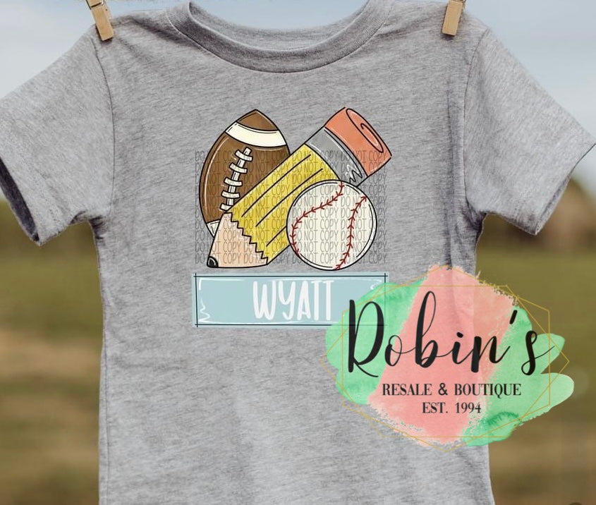 Custom Boys Back To School Preorder