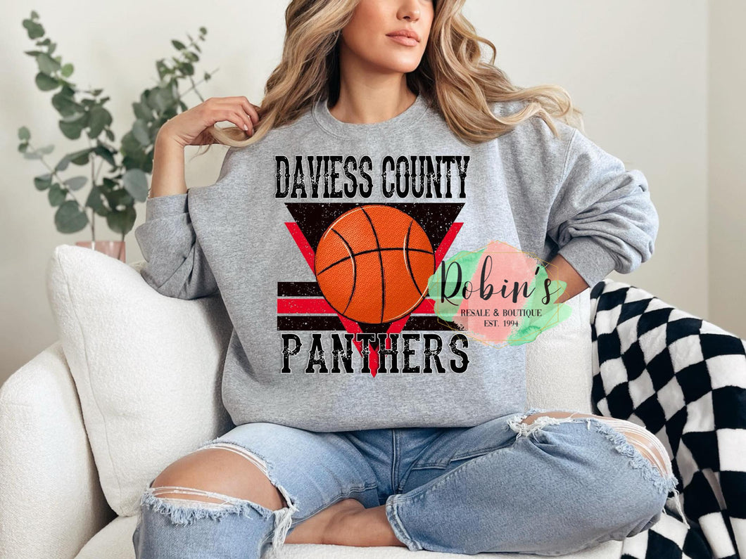 Daviess County Panthers Basketball Tee,Sweatshirt or Hoodie Preorder