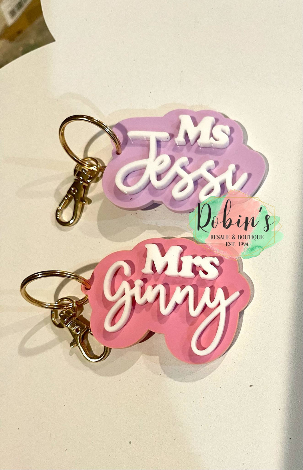 Custom Teacher Bag Tag/Keychain/Lanyard Tag Preorder
