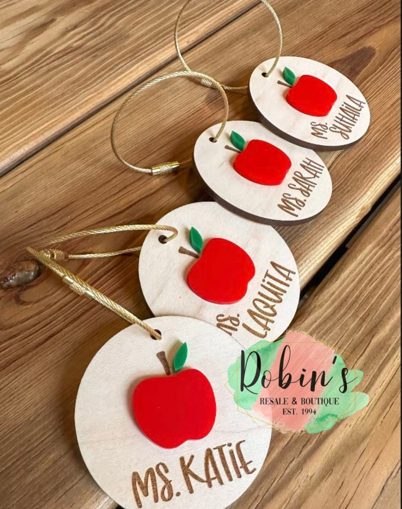 Custom Teacher Bag Tag/Keychain/Lanyard Tag Preorder