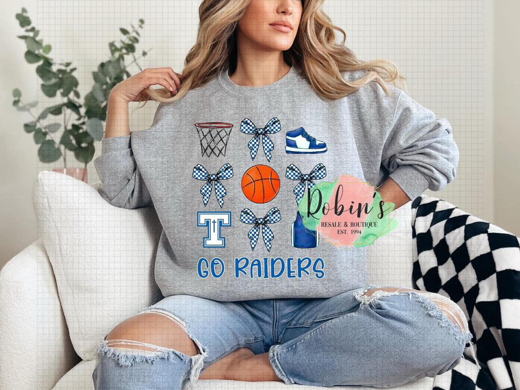 Trinity Raiders Basketball Tee,Sweatshirt or Hoodie Preorder