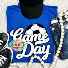 Load image into Gallery viewer, Soccer Game Day Chenille Patch Sweatshirt
