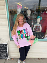 Load image into Gallery viewer, Holly Jolly Sequin Patch Sweatshirt
