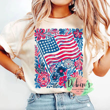 Load image into Gallery viewer, USA Flag Comfort Colors Preorder
