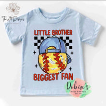 Load image into Gallery viewer, Little Sister/Little Brother Softball Biggest Fan Preorder
