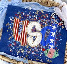 Load image into Gallery viewer, USA Splatter Comfort Colors Preorder

