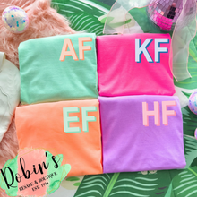 Load image into Gallery viewer, Monogram Initial Comfort Colors Tee
