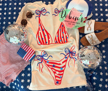 Load image into Gallery viewer, Patriotic Bikini Tee or Tank Preorder
