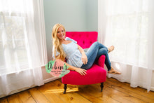 Load image into Gallery viewer, Blue Checkered Puff Sleeve
