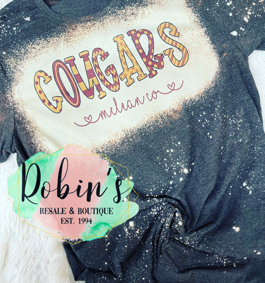 Cougars Bleached Tee
