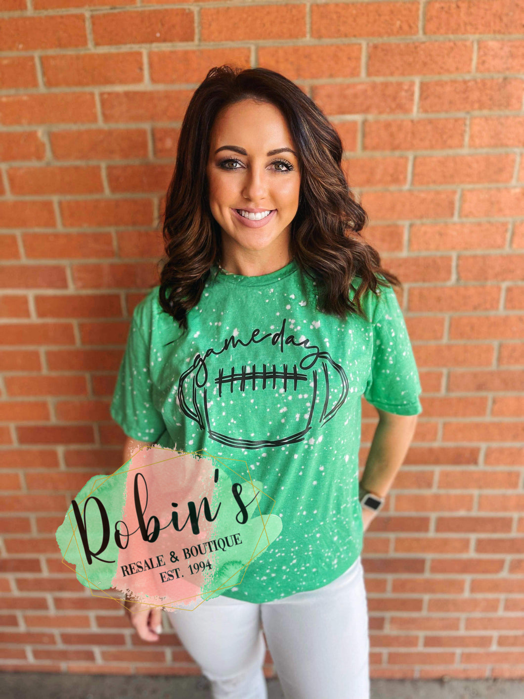 Football Game Day Tee (Solid or Splattered)
