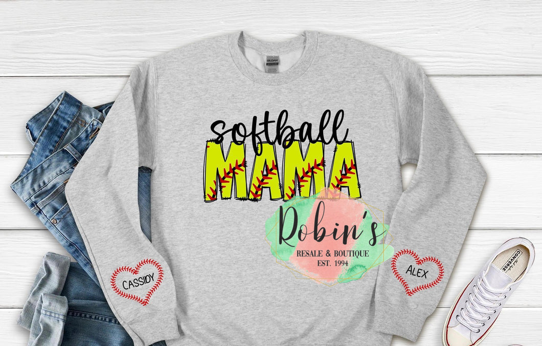 Custom Softball Sweatshirt